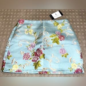 Mini/Midi Brand New Skirt from TrendyandTipsy.com | Blue w/ regency/cute style